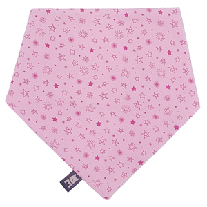 Bandana "Estrellas Rosas"