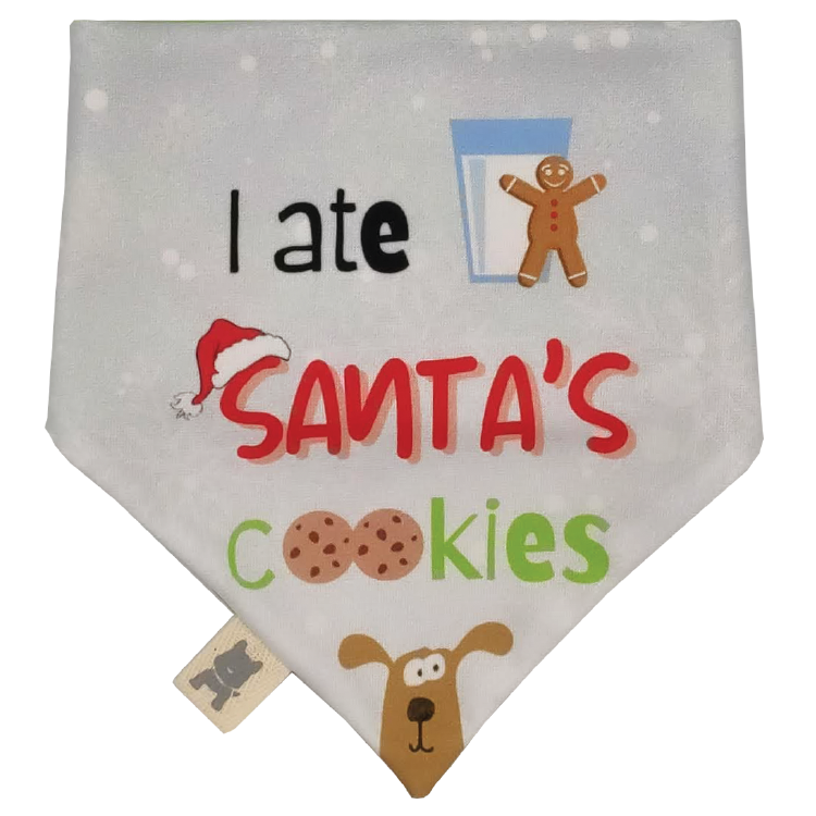 Bandana "Santa's Cookies"