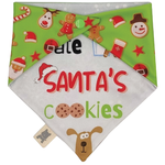 Cargar imagen en el visor de la galería, Bandana &quot;Santa&#39;s Cookies&quot;
