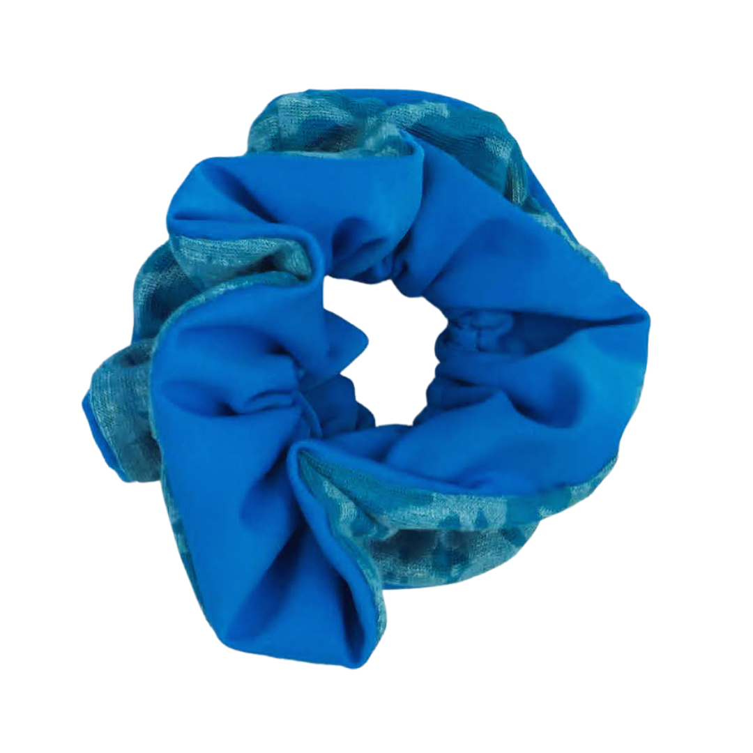 Scrunchie "Blue Neony"