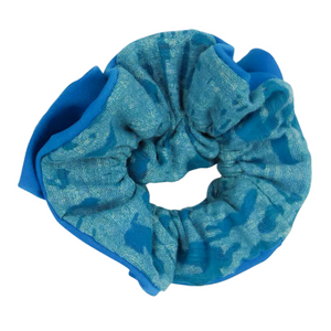 Scrunchie "Blue Neony"